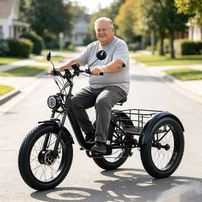 Fat Tire 3 Wheel Electric Cargo Tricycle 250w Eu/750w Us,Detachable Battery E-trike Adults Usa Warehouse Fast Delivery 3-7 Days - Buy  Product on Alibaba.com