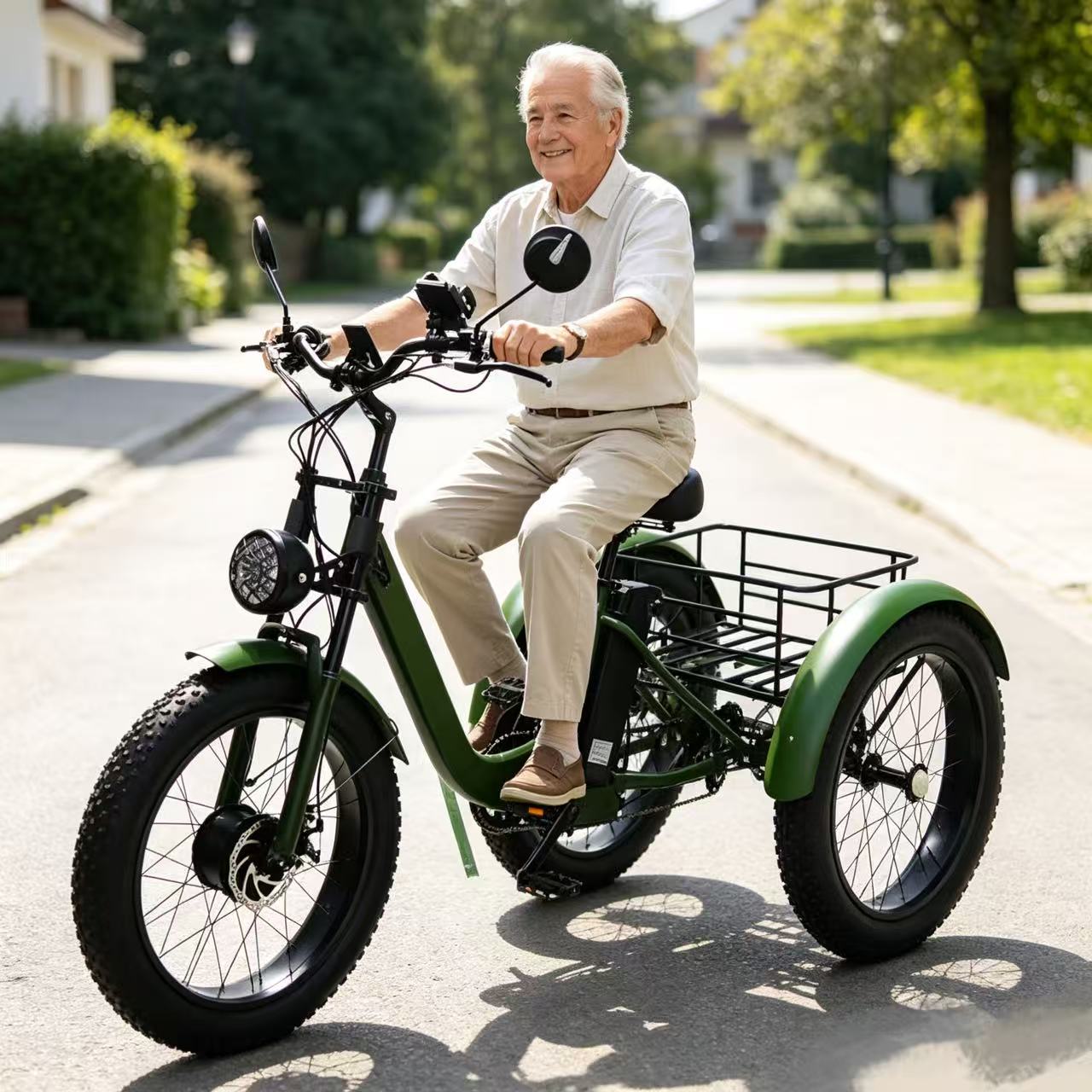 Daibot Fat Tire Electric Tricycle For Adults 48v 750w Electric Cargo Bike 3 Wheel Local Usa Warehouse Fast Shipping 3-7 Days - Buy  Product
