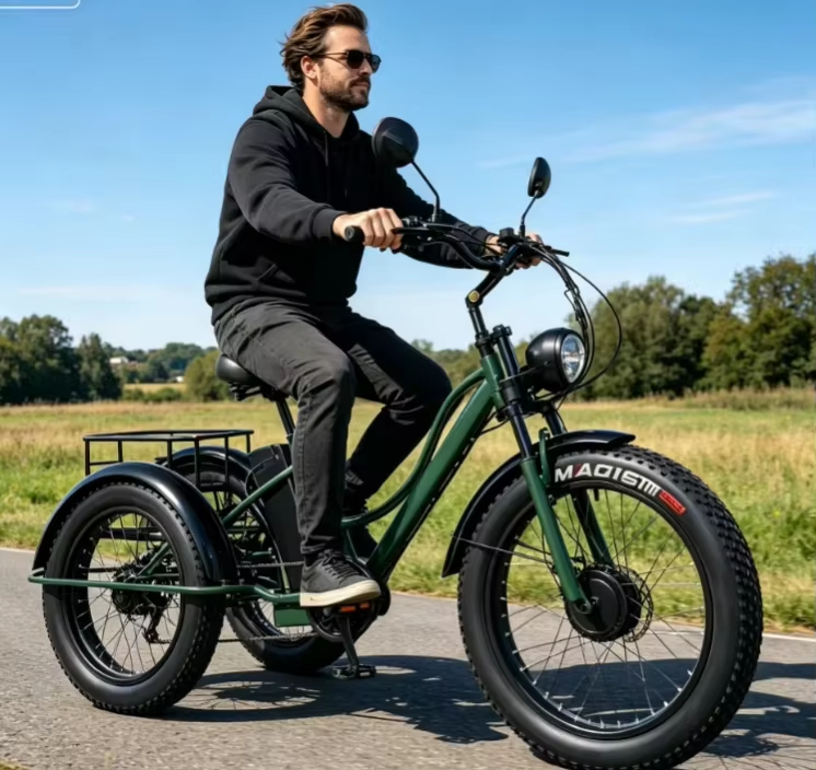 Daibot 24 Inch Adult Electric Tricycle For Elderly 48v 750w 3 Wheel Electric Bike Fat Tire E-tricycle Electric Trike Us Stock