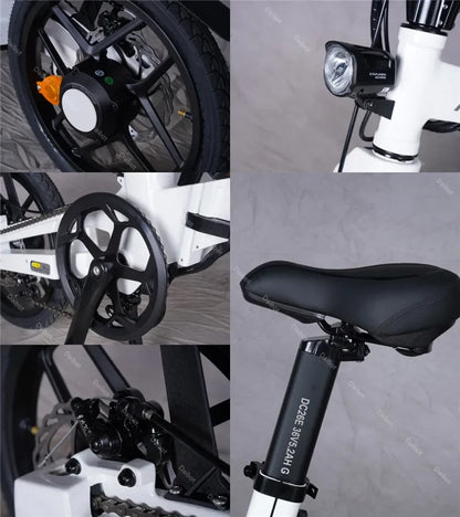 16 Inch Aluminum Alloy Electric Bicycle Men Folding Brushless Front Hub Motor High Quality 250w 36v Waterproof Lightweight Women - Buy  Product on Alibaba.com