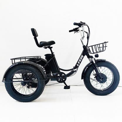 20 Inch Fat Tire Electric Folding Bicycle For Adults 48v 500w Electric Tricycles 3 Wheel Electric Cargo Bike For Women Man Ebike - Buy  Product on Alibaba.com