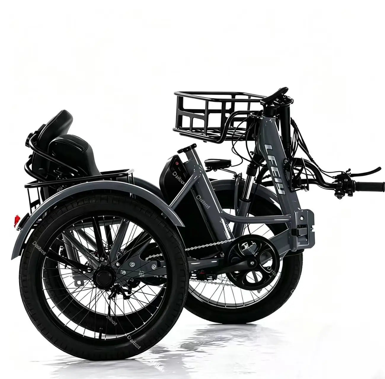 Foldable 3 Wheel Electric Tricycle Fat Tire 250w Eu/350w Us,Detachable Battery Ul2272 Seniors Us Warehouse Ready Stock - Buy  Product on Alibaba.com