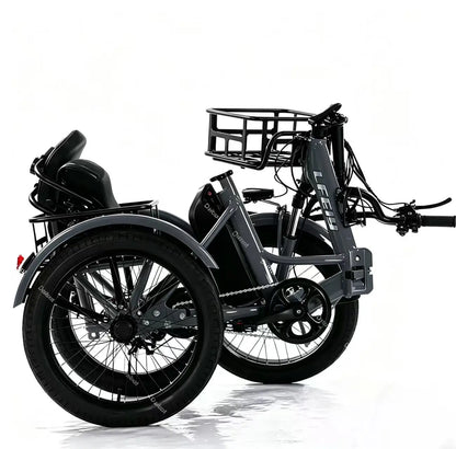 Foldable 3 Wheel Electric Tricycle Fat Tire 250w Eu/350w Us,Detachable Battery Ul2272 Seniors Us Warehouse Ready Stock - Buy  Product on Alibaba.com