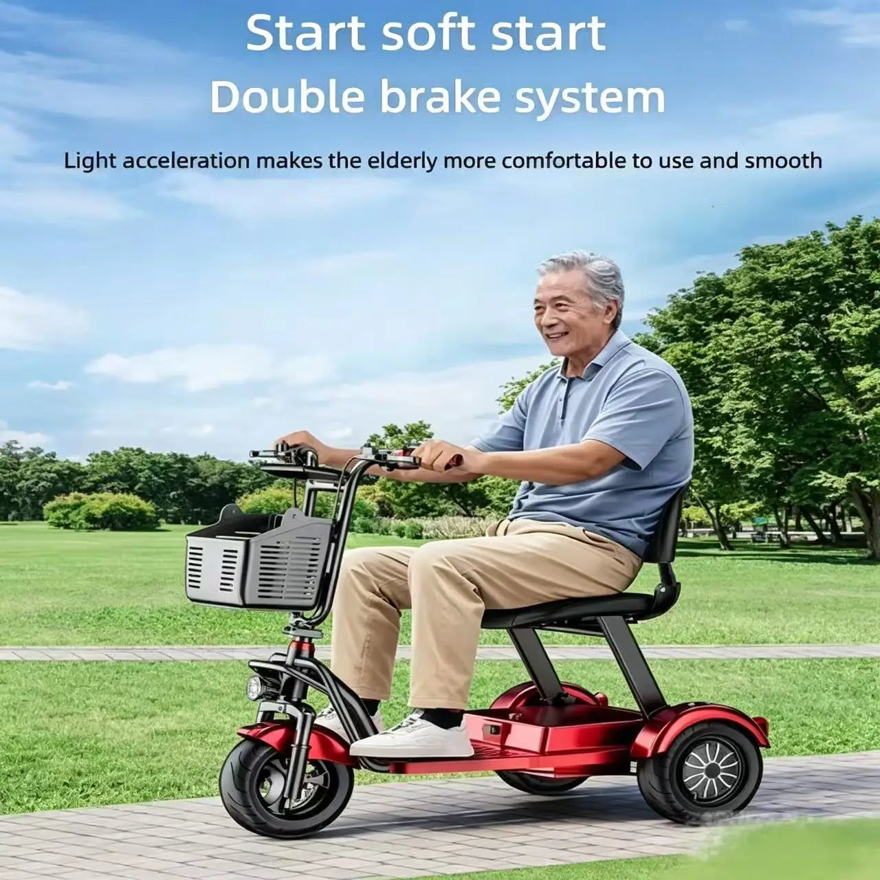 Family Double Motor Electric Scooter Senior Folding Removable Battery/basket 48v 1000w Powerful Electric Tricycle Adults Girls - Buy  Product on Alibaba.com