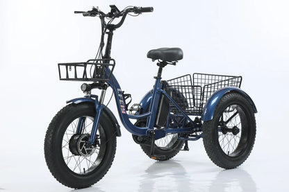 Electric Tricycle For Adult 3 Wheels 500w 48v Fat Tire Electric Cargo Bicycle Ladies Waterproof And Anti-theft Battery Removable - Buy  Product on Alibaba.com