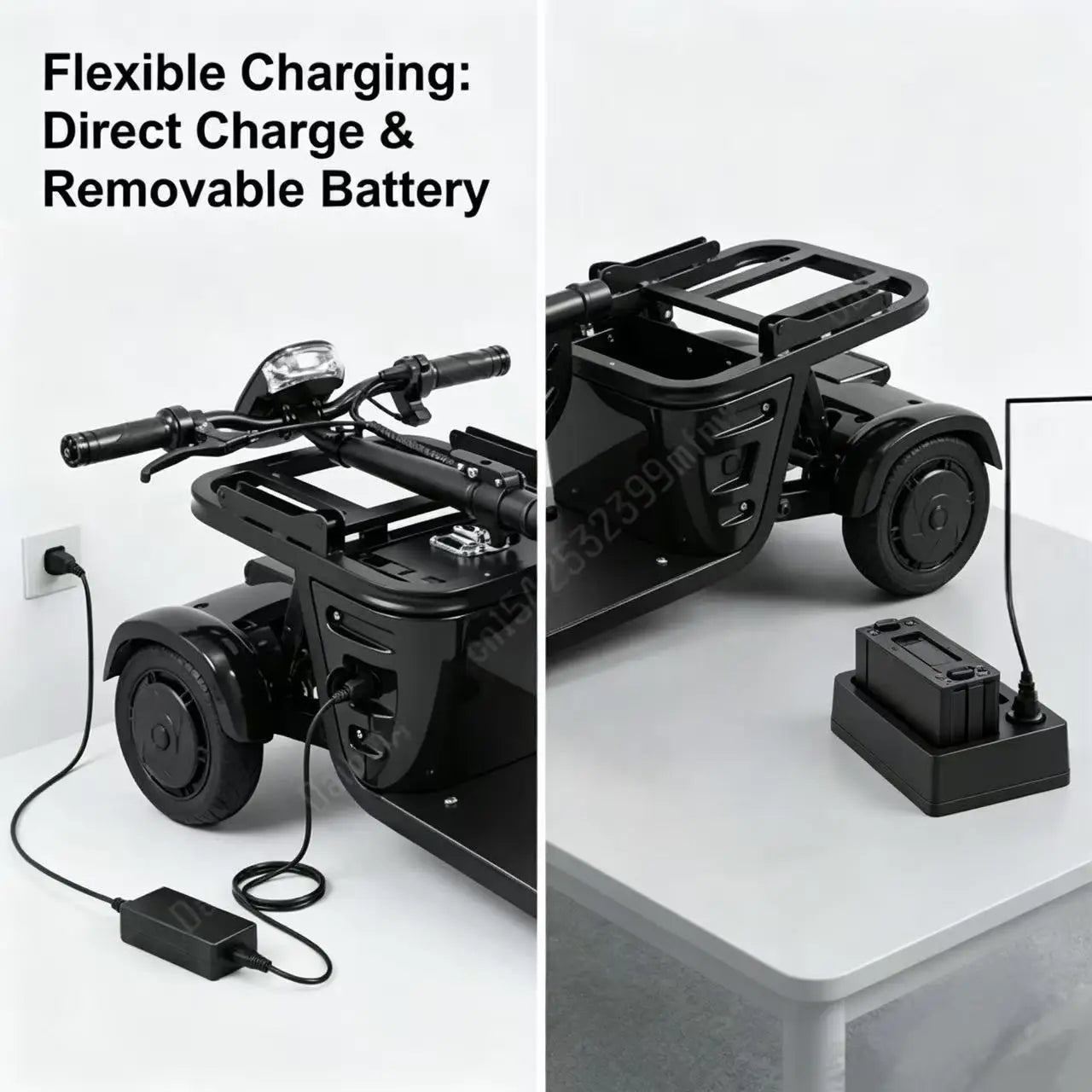 500w Foldable 3 Wheel Senior Electric Tricycle 36v15.6ah Lightweight Mobility Scooter 30km Adult Travel Bike Eu Warehouse Stock - Buy  Product on Alibaba.com