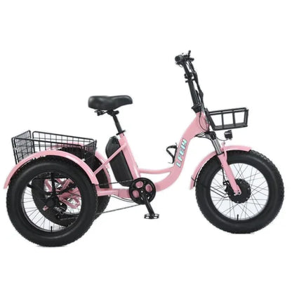 Electric Tricycle For Adult 3 Wheels 500w 48v Fat Tire Electric Cargo Bicycle Ladies Waterproof And Anti-theft Battery Removable - Buy  Product on Alibaba.com