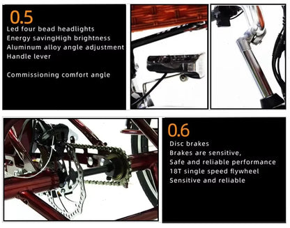 Adult 3 Wheel Electric Tricycle Lithium Battery 12a 350w 24 Inch Pull Basket 7-speed Carbon Steel Frame Disc Brakes Front Hub - Buy  Product on Alibaba.com