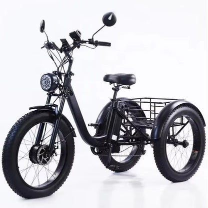 Fat Tire 3 Wheel Electric Cargo Tricycle 250w Eu/750w Us,Detachable Battery E-trike Adults Usa Warehouse Fast Delivery 3-7 Days - Buy  Product on Alibaba.com