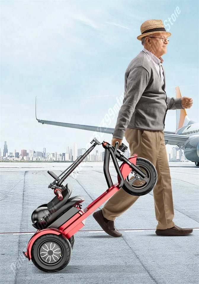 Folding 3-wheel Electric Scooter Family Adult Powerful 1000w 48v Mini Tricycle Seniors Disabled Preassembled Removable Battery - Buy  Product on Alibaba.com
