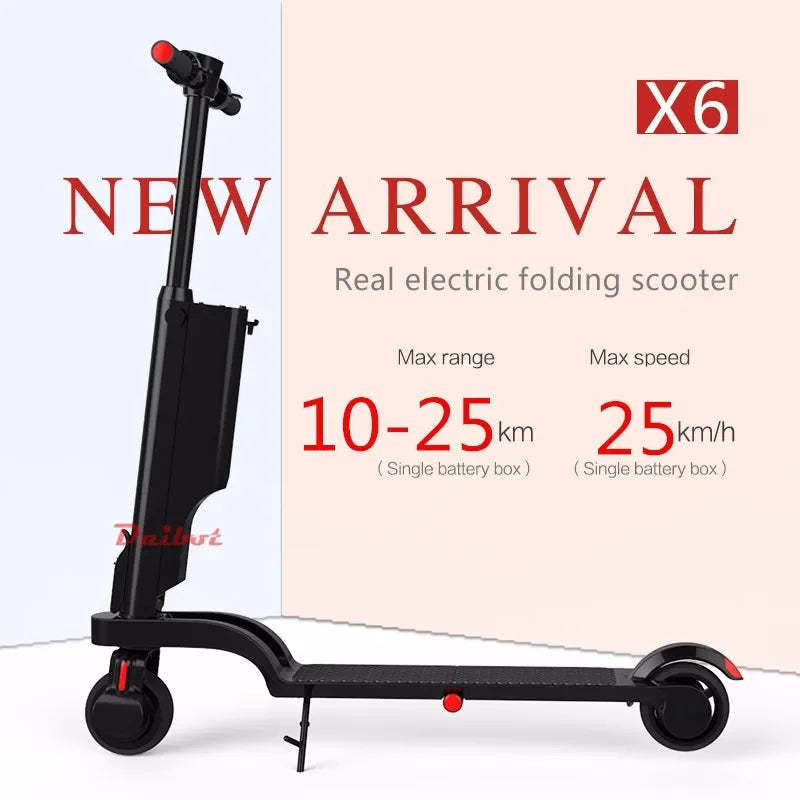 Daibot X6 Electric Kick Scooter Two-wheel Folding Shock Absorber/suspension Portable 25kmh E-scooter For Adults - Buy  Product on Alibaba.com