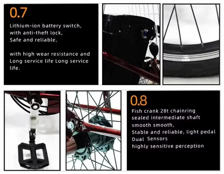 Adult 3 Wheel Electric Tricycle Lithium Battery 12a 350w 24 Inch Pull Basket 7-speed Carbon Steel Frame Disc Brakes Front Hub - Buy  Product on Alibaba.com