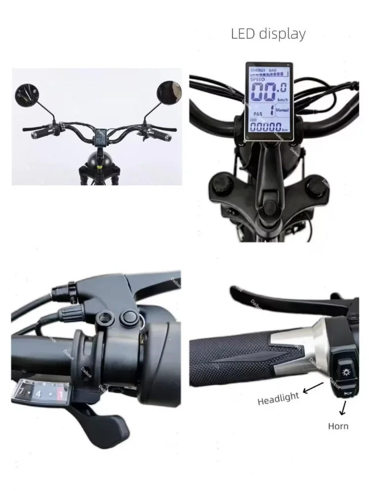 3 Passenger Family Electric Tricycle With Lcd Display 7-speed Removable Lithium Battery Safe Daily Ride For Adults - Buy  Product on Alibaba.com