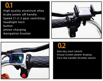 Adult 3 Wheel Electric Tricycle Lithium Battery 12a 350w 24 Inch Pull Basket 7-speed Carbon Steel Frame Disc Brakes Front Hub - Buy  Product on Alibaba.com