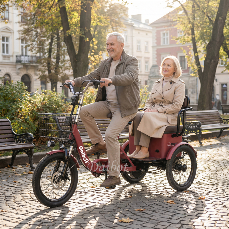 650w 48v 3-wheel Adult Electric Tricycle 18-inch Folding 2-seater Basket For Older Adults Disc Brake Lithium Rear Carrier - Buy  Product on Alibaba.com
