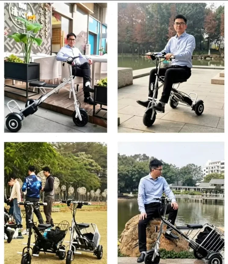 3 Wheel Foldable Brushless Lithium Battery Electric Tricycle Scooter Senior 250w 36v Mini Lightweight Basket Removable Battery - Buy  Product on Alibaba.com