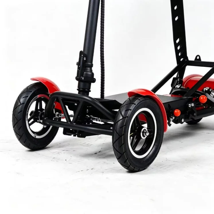 Foldable 10" 4 Wheel E-scooter 500w Dual Motor Lightweight With Basket For Seniors Elderly Daily Travel Us Warehouse Stock - Buy  Product on Alibaba.com