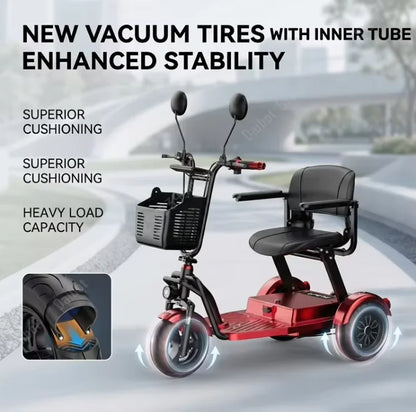 Portable Foldable 3 Wheel Mobility Tricycle 1000w 48v Detachable Battery Preassembled For Elderly Adults Us & Eu Warehouse Stock - Buy  Product on Alibaba.com