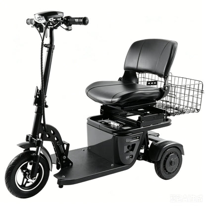 500w Foldable 3 Wheel Senior Electric Tricycle 36v15.6ah Lightweight Mobility Scooter 30km Adult Travel Bike Eu Warehouse Stock - Buy  Product on Alibaba.com