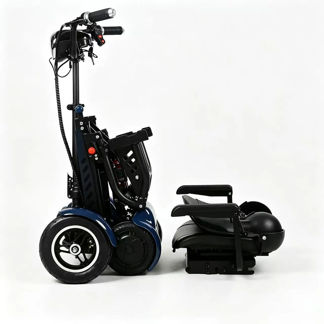 Foldable 10" 4 Wheel E-scooter 500w Dual Motor Lightweight With Basket For Seniors Elderly Daily Travel Us Warehouse Stock - Buy  Product on Alibaba.com