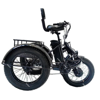 20 Inch Fat Tire Electric Folding Bicycle For Adults 48v 500w Electric Tricycles 3 Wheel Electric Cargo Bike For Women Man Ebike - Buy  Product on Alibaba.com