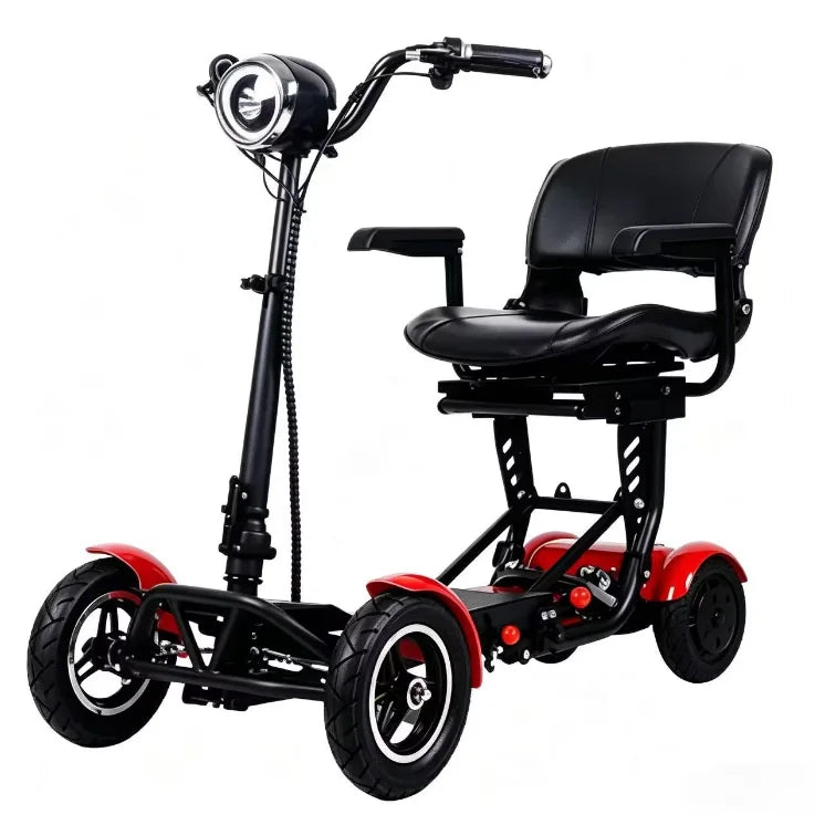 Foldable 10" 4 Wheel E-scooter 500w Dual Motor Lightweight With Basket For Seniors Elderly Daily Travel Us Warehouse Stock - Buy  Product on Alibaba.com