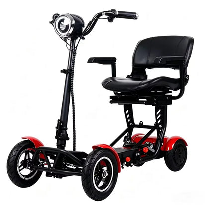 Foldable 10" 4 Wheel E-scooter 500w Dual Motor Lightweight With Basket For Seniors Elderly Daily Travel Us Warehouse Stock - Buy  Product on Alibaba.com