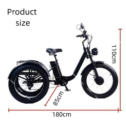 Daibot Fat Tire Electric Tricycle For Adults 48v 750w Electric Cargo Bike 3 Wheel Local Usa Warehouse Fast Shipping 3-7 Days - Buy  Product on Alibaba.com