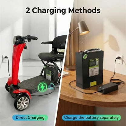 Auto Fold Dual Motor 4-wheel Electric Scooter 36v 500w Lightweight 40-60km Range Unisex Portable Mobility Vehicle Elderly Riders - Buy  Product on Alibaba.com