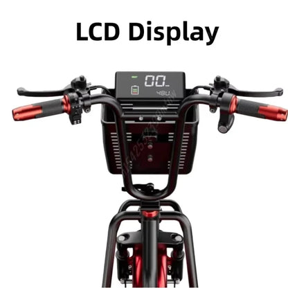 Family Double Motor Electric Scooter Senior Folding Removable Battery/basket 48v 1000w Powerful Electric Tricycle Adults Girls - Buy  Product on Alibaba.com