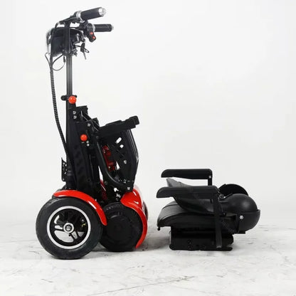 Foldable 10" 4 Wheel E-scooter 500w Dual Motor Lightweight With Basket For Seniors Elderly Daily Travel Us Warehouse Stock - Buy  Product on Alibaba.com