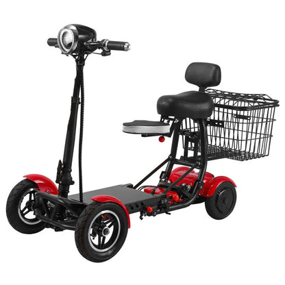 Family All Terrain Folding Mobility Electric Scooter Elder With Basket/baby Seat 500w 10ah/20ah 4 Wheel Mini Electric Car Adult - Buy  Product on Alibaba.com