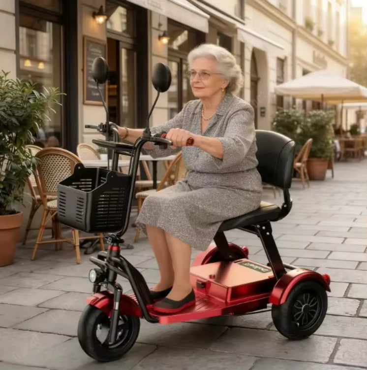 Family Double Motor Electric Scooter Senior Folding Removable Battery/basket 48v 1000w Powerful Electric Tricycle Adults Girls - Buy  Product on Alibaba.com