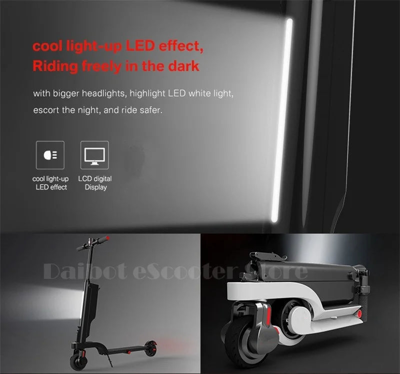 Daibot X6 Electric Kick Scooter Two-wheel Folding Shock Absorber/suspension Portable 25kmh E-scooter For Adults - Buy  Product on Alibaba.com