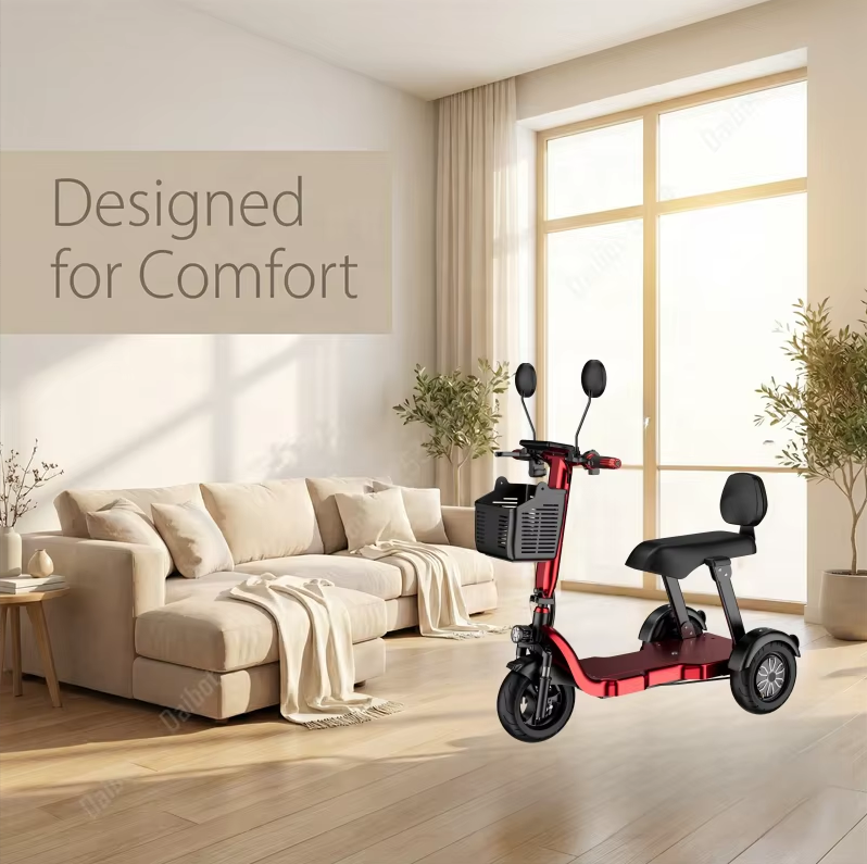olding 1000W 48V 2-Seater Electric Tricycle | 3-Wheel Mobility Scooter for Adults