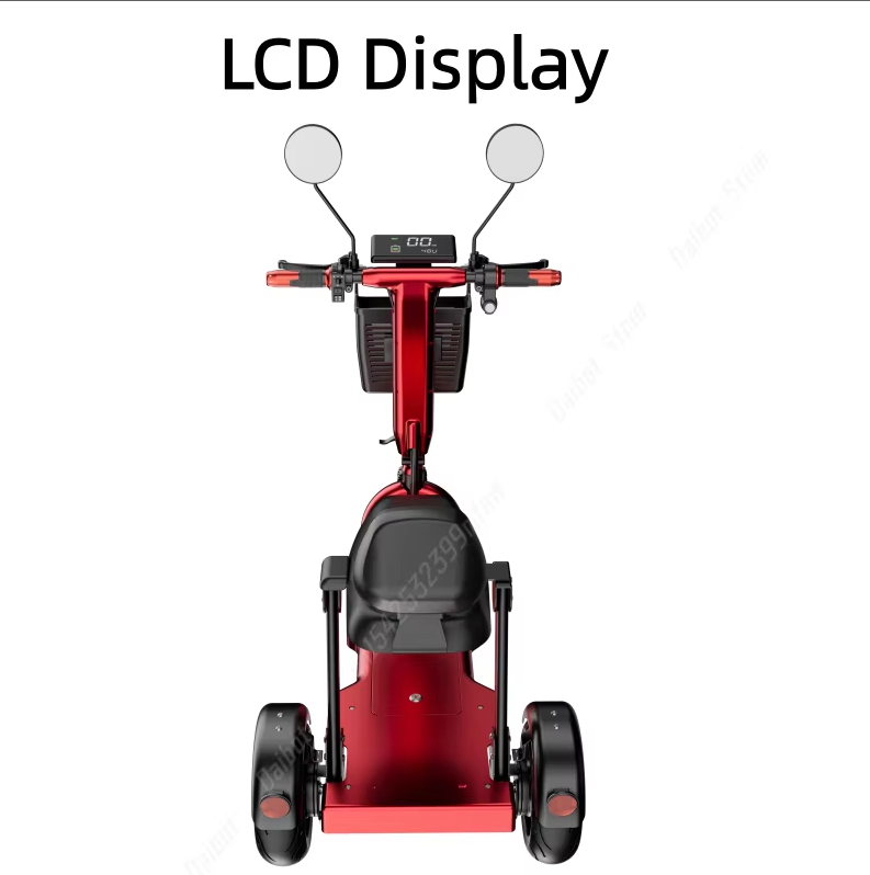 olding 1000W 48V 2-Seater Electric Tricycle | 3-Wheel Mobility Scooter for Adults