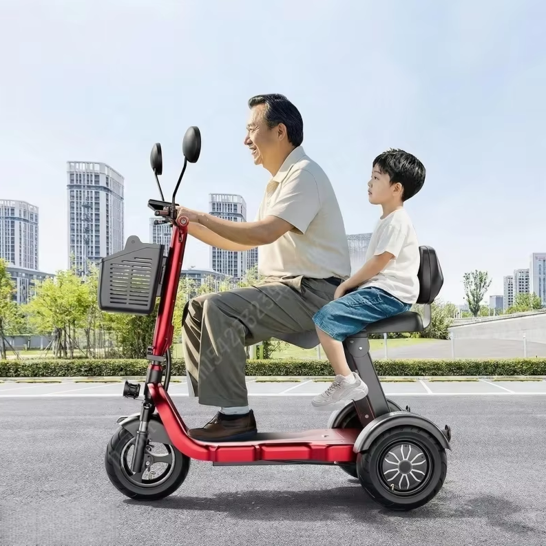 olding 1000W 48V 2-Seater Electric Tricycle | 3-Wheel Mobility Scooter for Adults